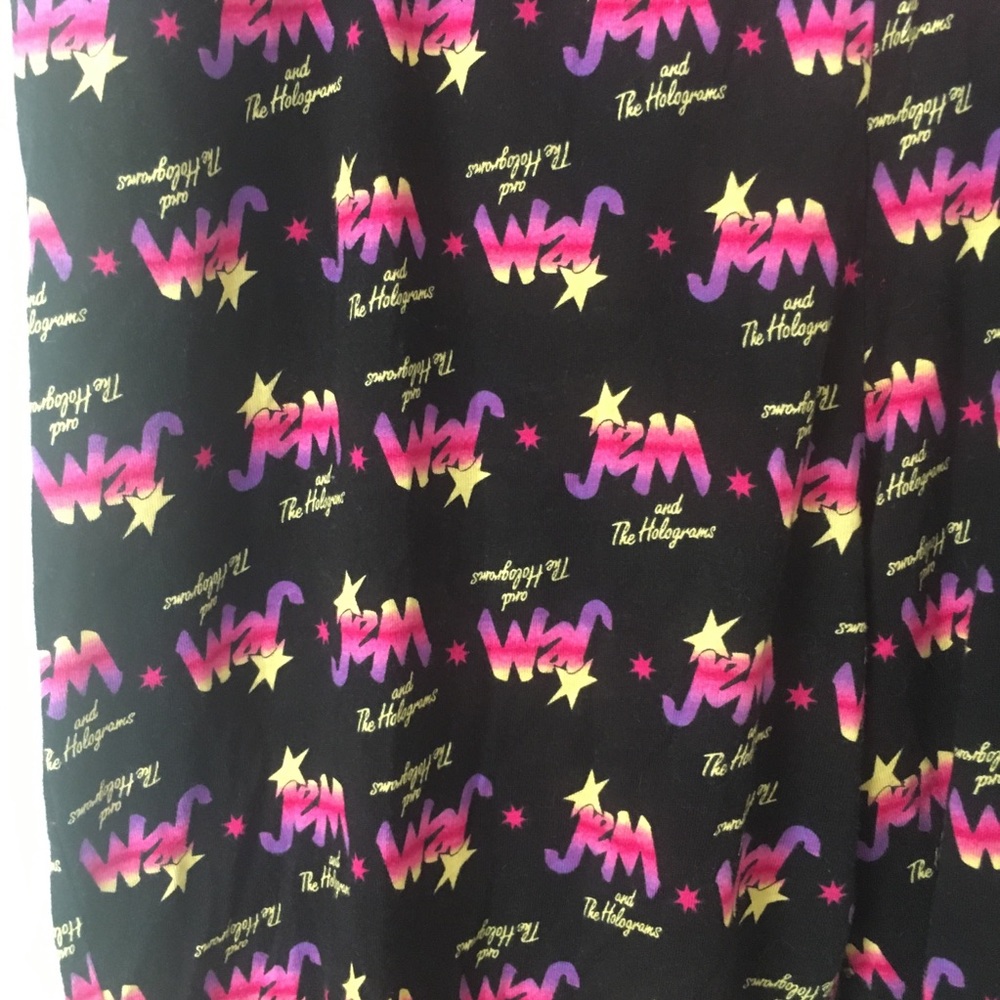 Jem and the holograms pj bottoms - Picture 7 of 9
